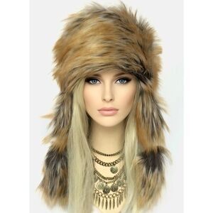 IMPOSTER Faux Fur Mongolian Hat, Summer Fox $198